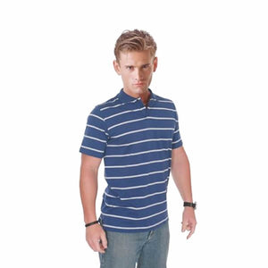 BSP5600 Cotton Jersey Knit Striped Polo